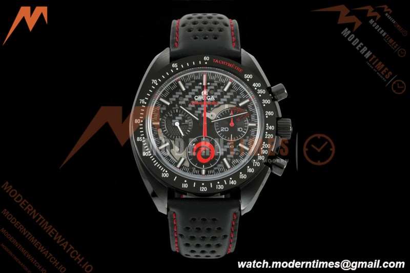 Omega - Speedmaster Dark Side of the Moon Team Alinghi 44.25mm CER/RU Carbon Fiber Skeleton Dial BLSF Cal. 1865 Mod