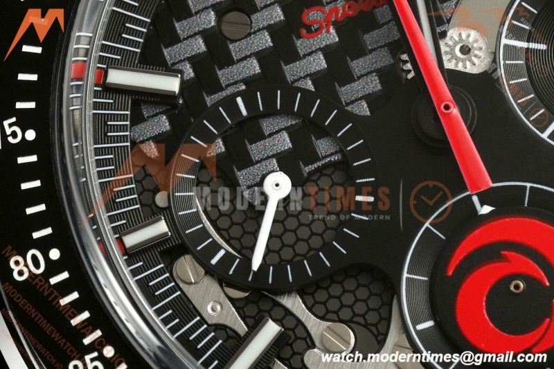 Omega - Speedmaster Dark Side of the Moon Team Alinghi 44.25mm CER/RU Carbon Fiber Skeleton Dial BLSF Cal. 1865 Mod