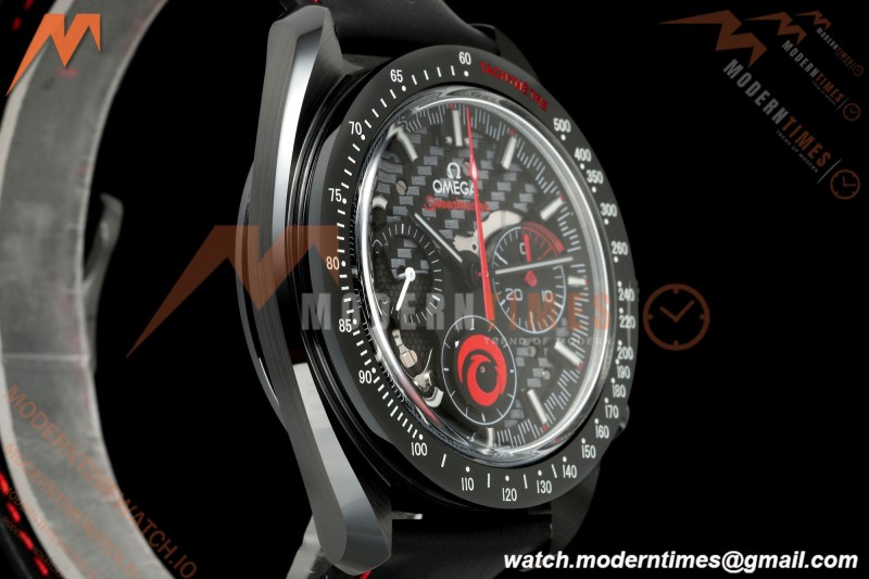 Omega - Speedmaster Dark Side of the Moon Team Alinghi 44.25mm CER/RU Carbon Fiber Skeleton Dial BLSF Cal. 1865 Mod