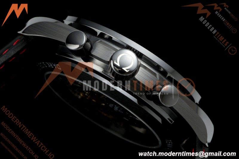Omega - Speedmaster Dark Side of the Moon Team Alinghi 44.25mm CER/RU Carbon Fiber Skeleton Dial BLSF Cal. 1865 Mod