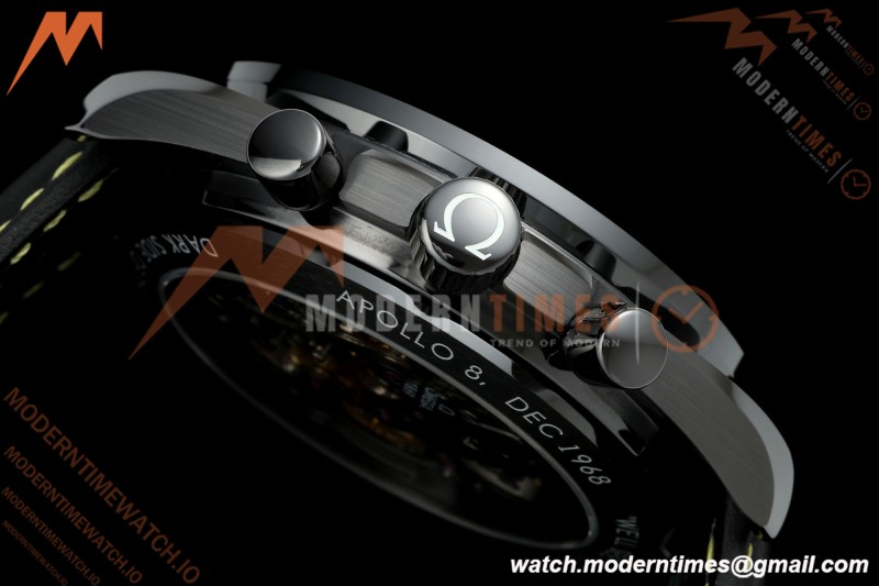 Omega - Speedmaster Dark Side of the Moon Apollo 8 44.25mm CER/RU Moon Surface Skeleton Dial BLSF Cal. 1869 Mod