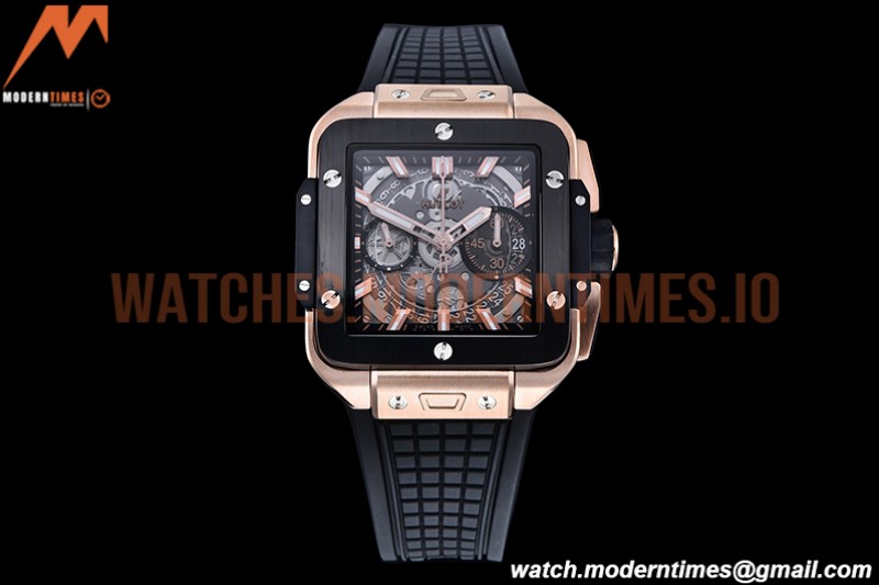 Hublot - Square Bang Unico 42mm Cer RG/RU Ske BBF A1280
