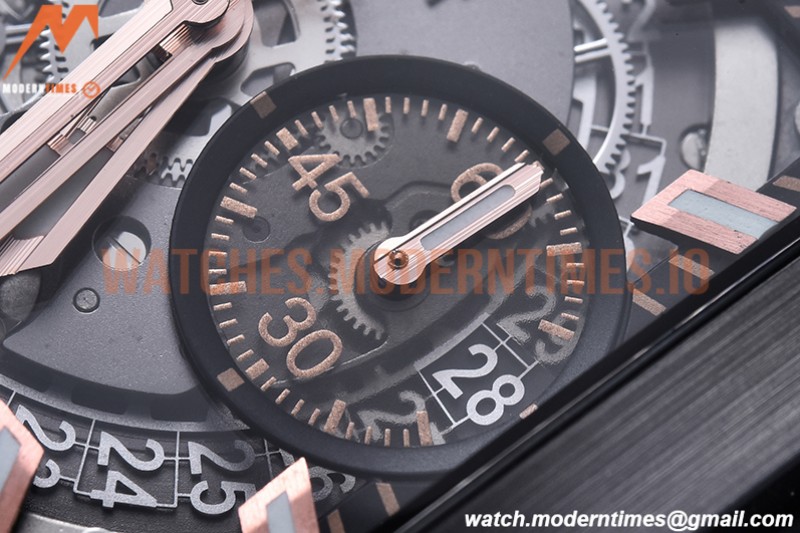 Hublot - Square Bang Unico 42mm Cer RG/RU Ske BBF A1280
