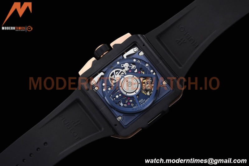 Hublot - Square Bang Unico 42mm Titanium RG/RU Blue Ske BBF A1280