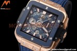Hublot - Square Bang Unico 42mm Titanium Cer RG/RU Blue Ske BBF A1280