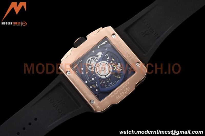 Hublot - Square Bang Unico 42mm Titanium Cer RG/RU Blue Ske BBF A1280