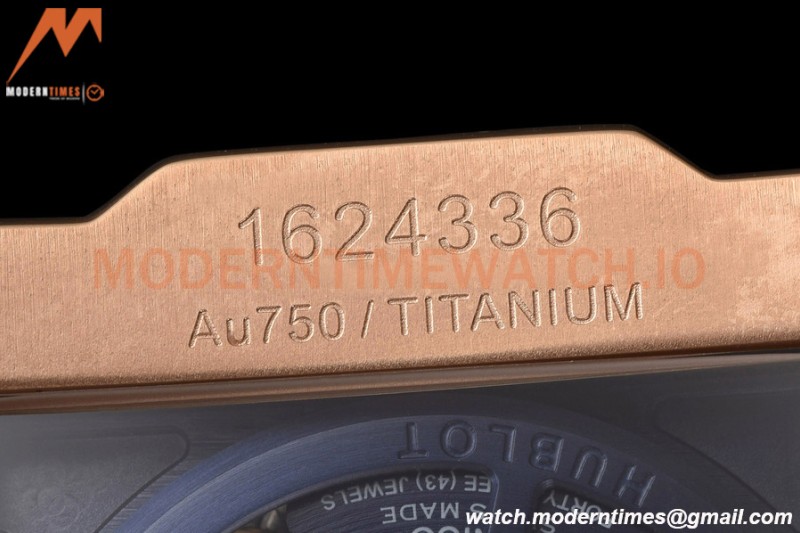 Hublot - Square Bang Unico 42mm Titanium Cer RG/RU Blue Ske BBF A1280