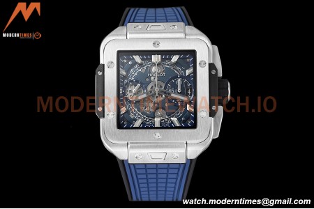 Hublot - Square Bang Unico 42mm Titanium TI/RU Blue Ske BBF A1280