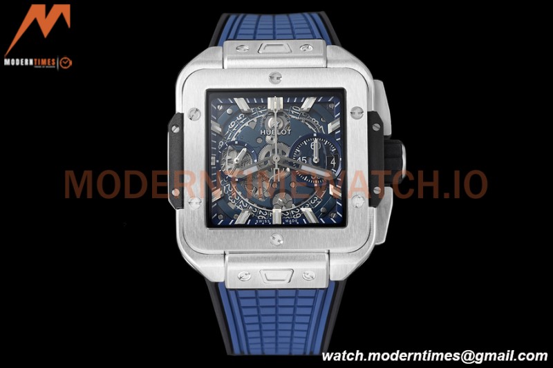 Hublot - Square Bang Unico 42mm Titanium TI/RU Blue Ske BBF A1280