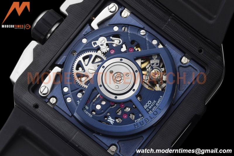 Hublot - Square Bang Unico 42mm Titanium TI/RU Blue Ske BBF A1280