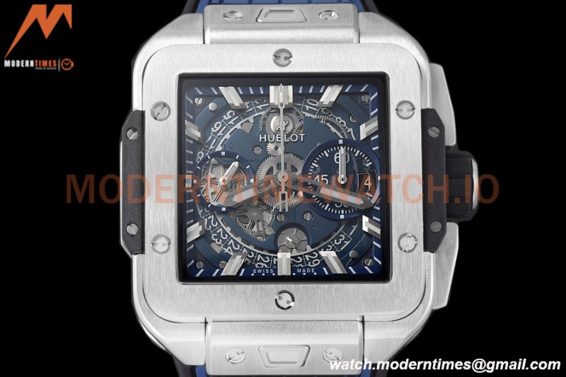 Hublot - Square Bang Unico 42mm Titanium TI/RU Blue Ske BBF A1280