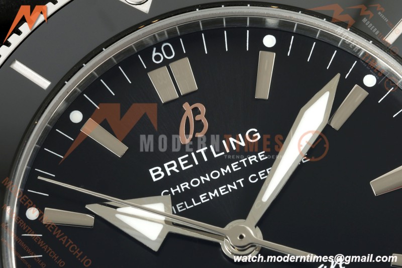 Breitling - Superocean Heritage B20 Automatic 42mm SS/RU Black BLF A2824 | 브라이틀링 - 슈퍼오션 헤리티지 B20 오토매틱 42mm SS/RU 블랙 BLF A2824