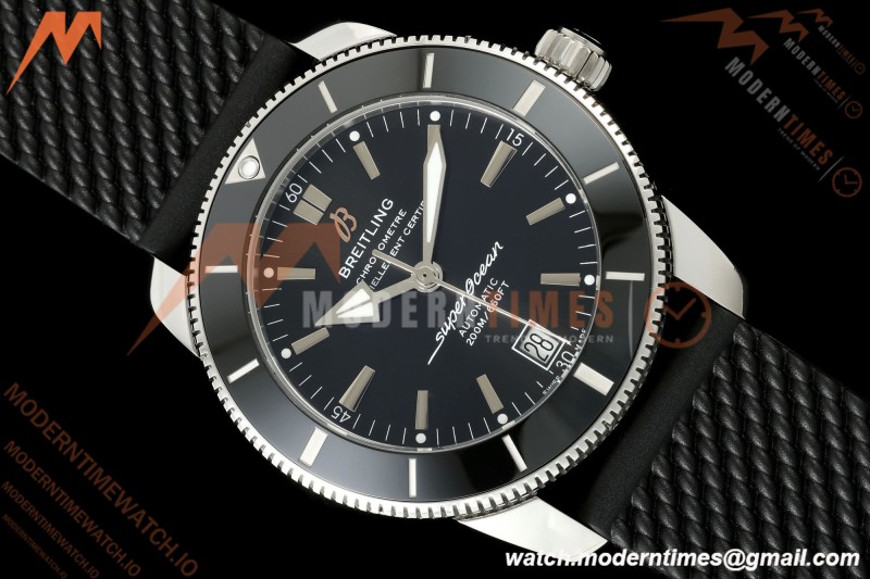 Breitling - Superocean Heritage B20 Automatic 42mm SS/RU Black BLF A2824 | 브라이틀링 - 슈퍼오션 헤리티지 B20 오토매틱 42mm SS/RU 블랙 BLF A2824