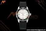 Breitling - Superocean Heritage B20 Automatic 42mm SS/RU White BLF A2824 | 브라이틀링 - 슈퍼오션 헤리티지 B20 오토매틱 42mm 스테인리스 스틸/러버 화이트 다이얼 BLF A2824