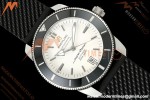 Breitling - Superocean Heritage B20 Automatic 42mm SS/RU White BLF A2824 | 브라이틀링 - 슈퍼오션 헤리티지 B20 오토매틱 42mm 스테인리스 스틸/러버 화이트 다이얼 BLF A2824