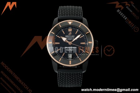 Breitling - Superocean Heritage B20 Automatic 42mm PVD/RG/RU Black BLF A2824 | 브라이틀링 - 슈퍼오션 헤리티지 B20 오토매틱 42mm PVD/로즈골드/러버 블랙 BLF A2824