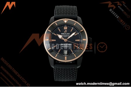 Breitling - Superocean Heritage B20 Automatic 42mm PVD/RG/RU Black BLF A2824 | 브라이틀링 - 슈퍼오션 헤리티지 B20 오토매틱 42mm PVD/로즈골드/러버 블랙 BLF A2824