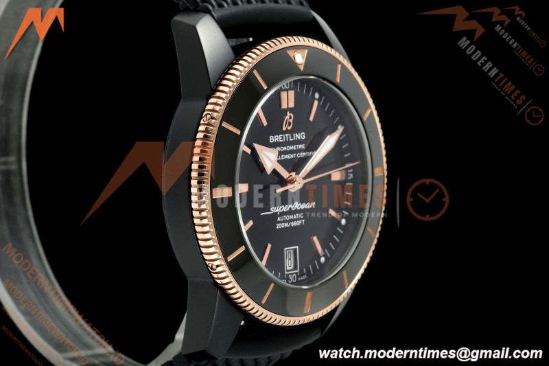 Breitling - Superocean Heritage B20 Automatic 42mm PVD/RG/RU Black BLF A2824
