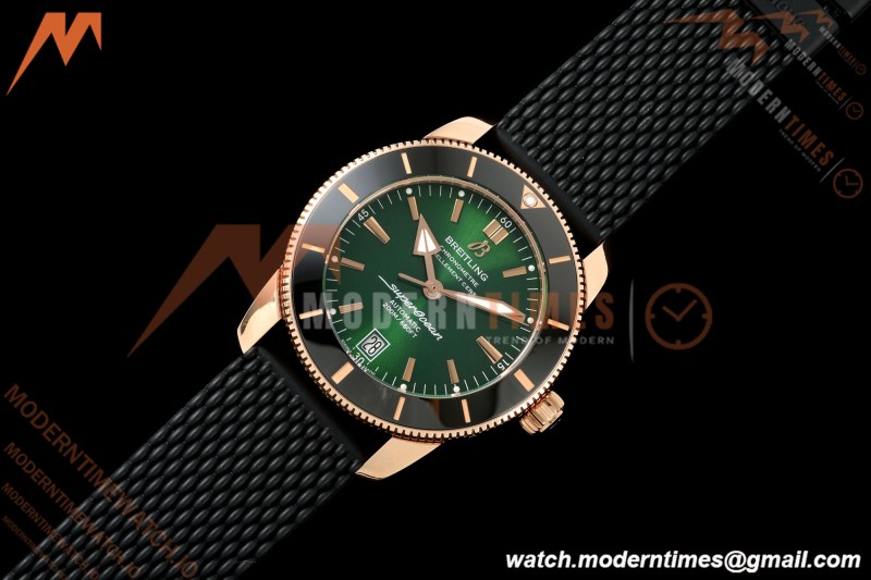 Breitling - Superocean Heritage B20 Automatic 42mm RG/RU Green BLF A2824