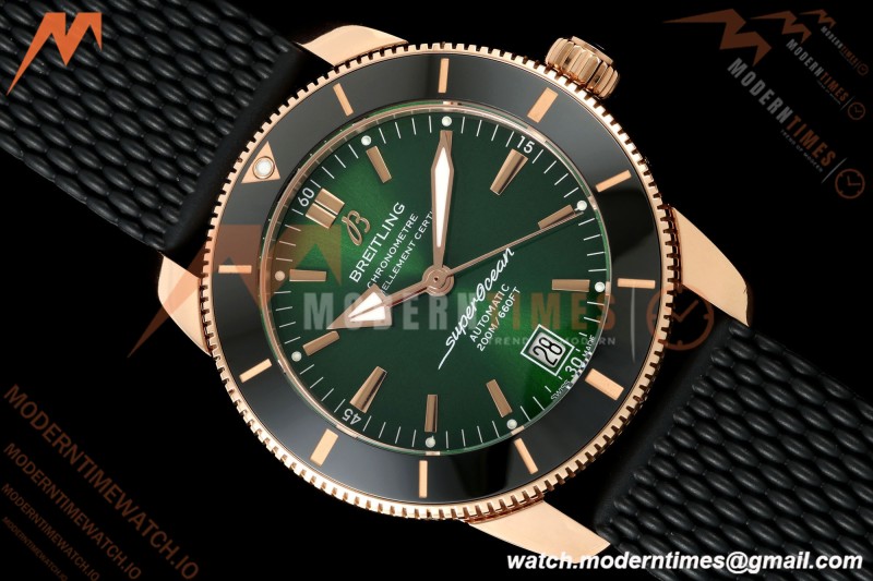 Breitling - Superocean Heritage B20 Automatic 42mm RG/RU Green BLF A2824