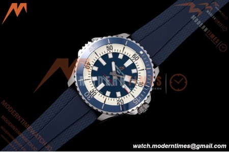 Breitling - Superocean Automatic 46mm SS/RU Blue Dial BLF A2824