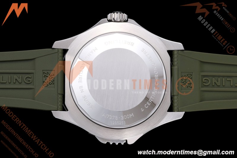 Breitling - Superocean Automatic 46mm SS/RU Green Camou Dial BLF A2824