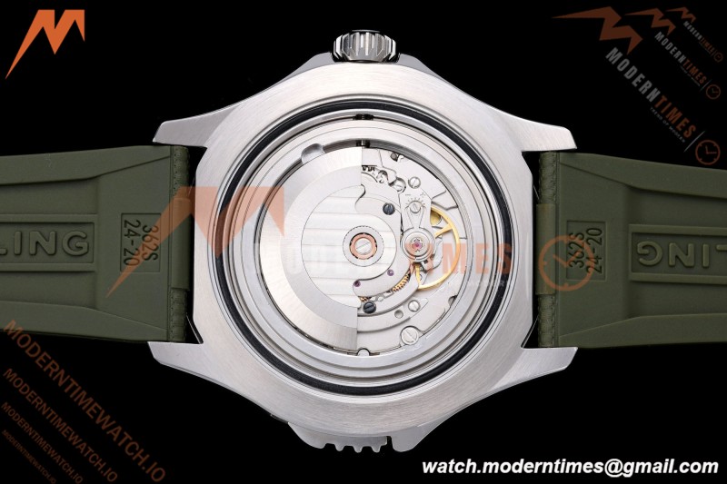 Breitling - Superocean Automatic 46mm SS/RU Green Camou Dial BLF A2824