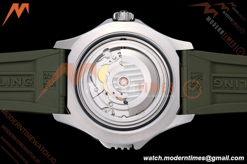 Breitling - Superocean Automatic 46mm SS/RU Green Camou Dial BLF A2824
