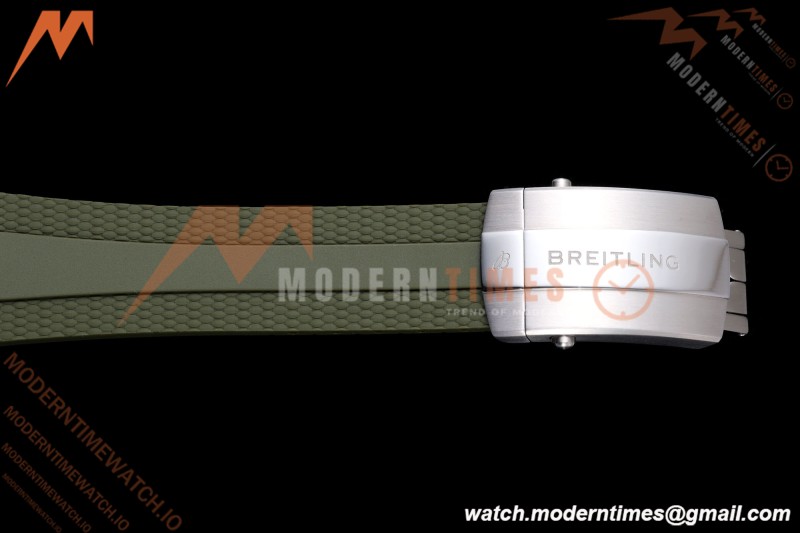 Breitling - Superocean Automatic 46mm SS/RU Green Camou Dial BLF A2824