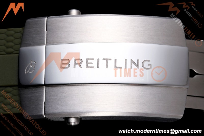 Breitling - Superocean Automatic 46mm SS/RU Green Camou Dial BLF A2824