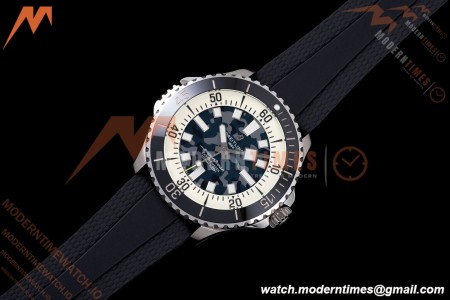 Breitling - Superocean Automatic 46mm SS/RU Blue Camou Dial BLF A2824 | 브라이틀링 - 슈퍼오션 오토매틱 46mm 스테인리스/러버 블루 카무플라주 다이얼 BLF A2824
