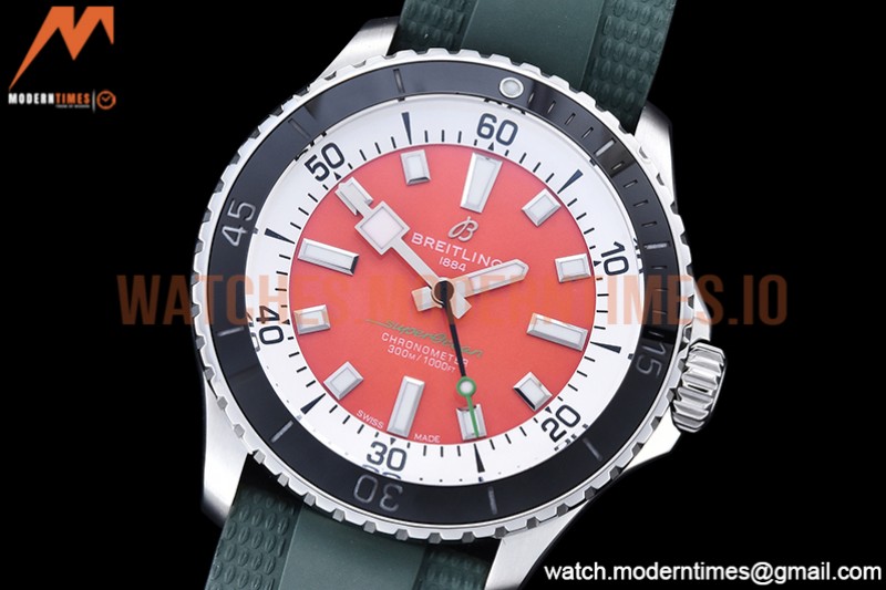 Breitling - Superocean 42mm Blk SS/RU Red BLS Asia 2824
