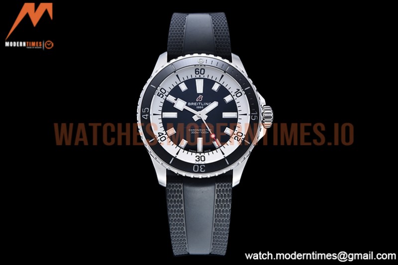 Breitling - Superocean 42mm Blk SS/RU Black BLS Asia 2824