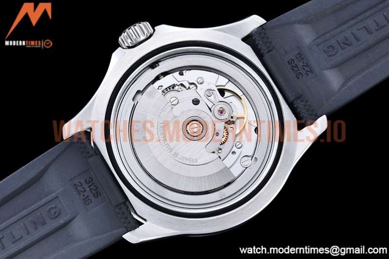 Breitling - Superocean 42mm Blk SS/RU Black BLS Asia 2824