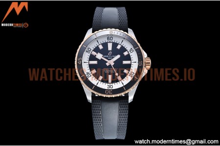 Breitling - Superocean 42mm Blk RG/SS/RU Black BLS Asia 2824