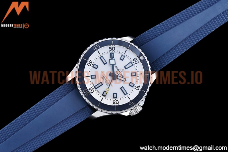 Breitling - Superocean 42mm Blue SS/RU White BLS Asia 2824