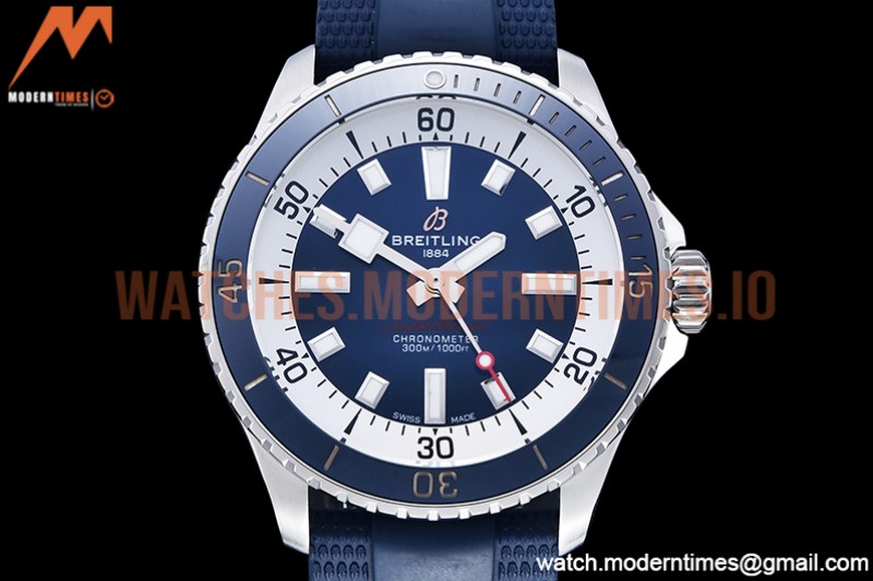 Breitling - Superocean 42mm Blue SS/RU Blue BLS Asia 2824