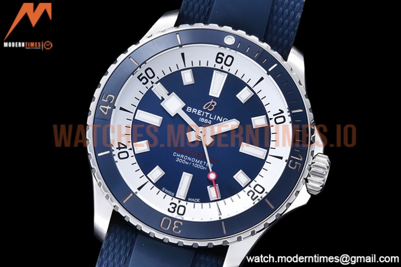 Breitling - Superocean 42mm Blue SS/RU Blue BLS Asia 2824