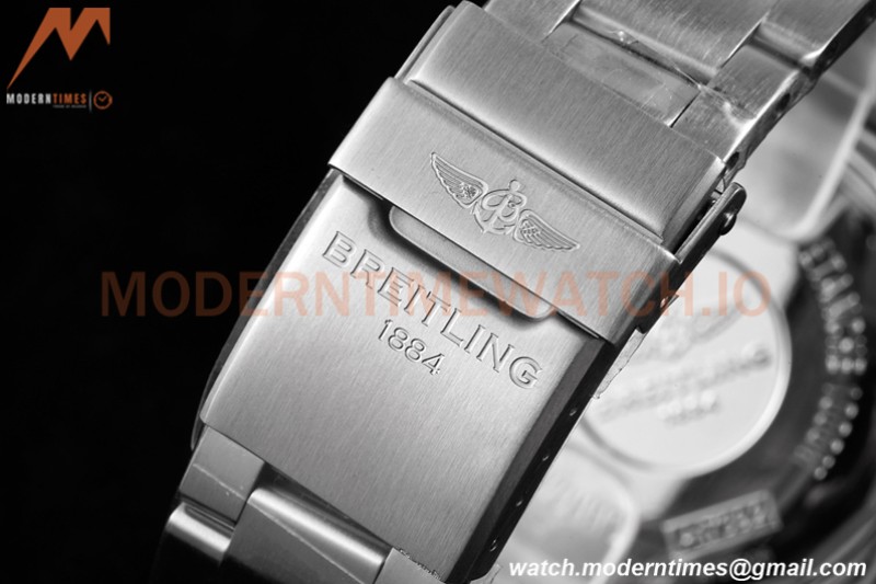 Breitling - Superocean II 44mm Automatic SS/SS Blk/Stk TF Asia 2824