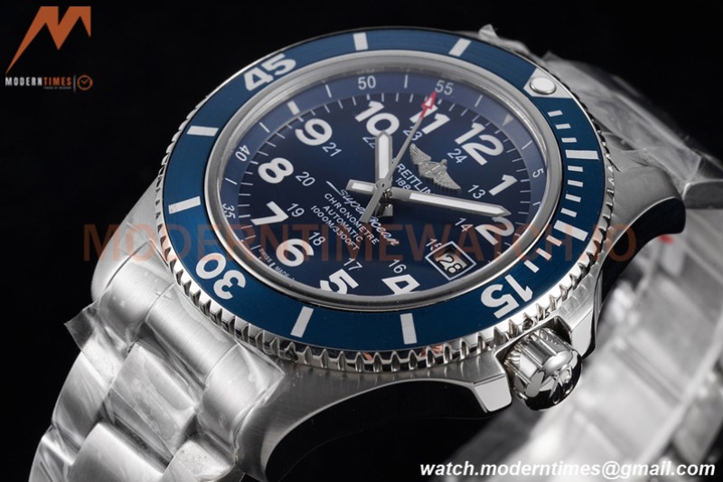 Breitling - Superocean II 44mm Automatic SS/SS Blu/Num TF Asia 2824