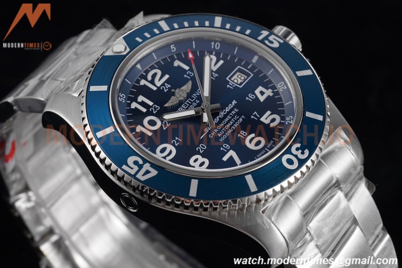 Breitling - Superocean II 44mm Automatic SS/SS Blu/Num TF Asia 2824