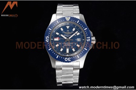 Breitling - Superocean II 44mm Automatic SS/SS Blu/Stk TF Asia 2824