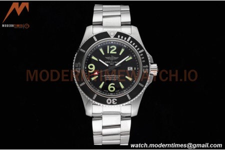 Breitling - Superocean 44mm Automatic SS/SS Blk/Stk/Num TF Asia 2824