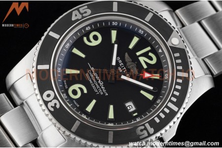 Breitling - Superocean 44mm Automatic SS/SS Blk/Stk/Num TF Asia 2824