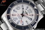 Breitling - Superocean 42mm Automatic SS/SS Wht/Stk/Num TF Asia 2824