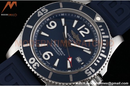 Breitling - Superocean 44mm Automatic SS/RU Blu/Stk/Num TF Asia 2824