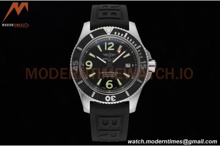 Breitling - Superocean 44mm Automatic SS/RU Blk/Stk/Num TF Asia 2824