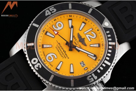 Breitling - Superocean 44mm Automatic SS/RU Yelw/Stk/Num TF Asia 2824