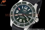 Breitling - Superocean 44mm Red SS/SS Green BLSF A2824