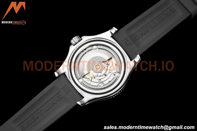 Breitling - Superocean 44mm Red SS/SS Green BLSF A2824